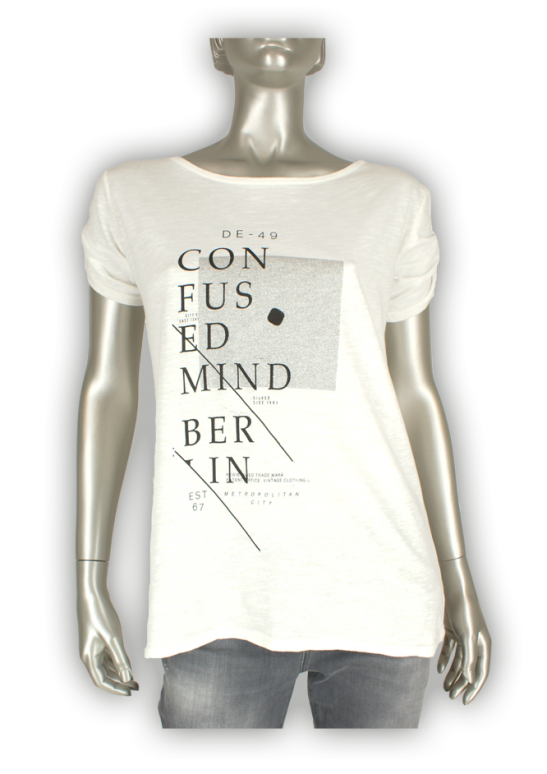 Azuri, T-shirt tekst 3003 Off-White - Shirts