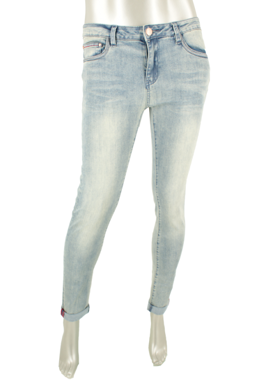 Florez, 1802/ Charmeur Skinny  Jeans/Grey Blue - Broeken