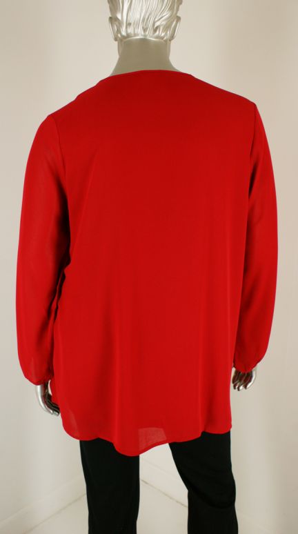 Via Appia Due, 659 831 350/Red - Blouse's