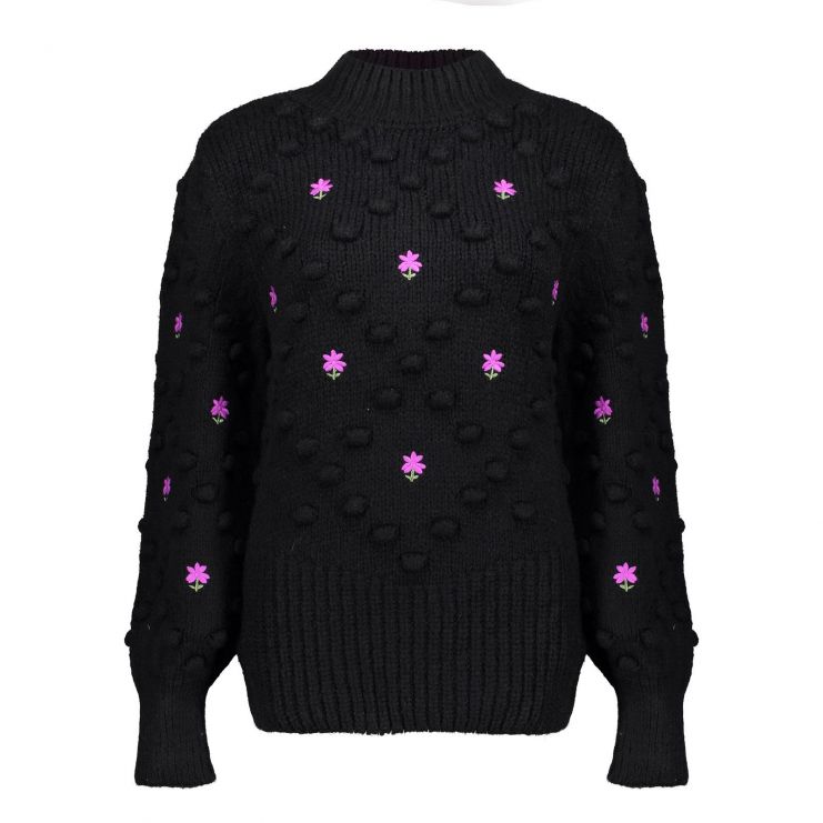 Geisha, 34831-23 999 Black Purple - Truien/Pullovers